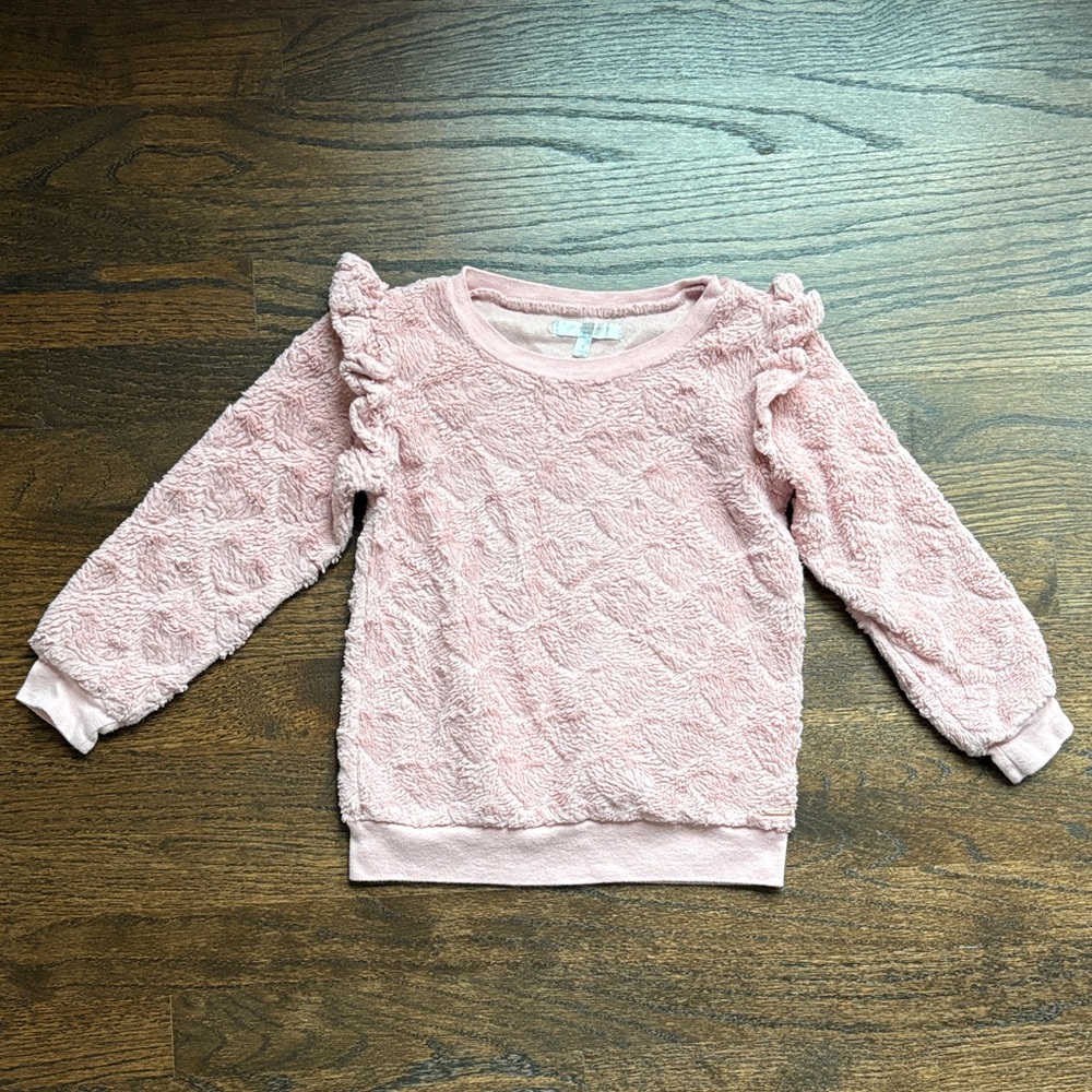 Tahari Kids Blush Ruffle Sweater